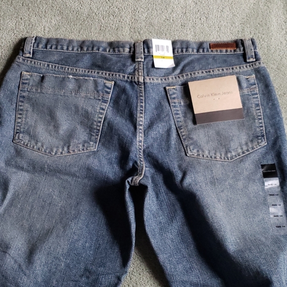 NWT Calvin Klein Sz 14 Capri jeans - Picture 5 of 6